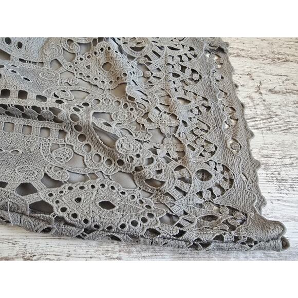 Altar’d State Gray Lace Sleeveless Mini Dress Women’s Size Small - Picture 3 of 7